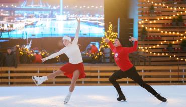 Самый большой каток в мире открылся в России в Санкт-Петербурге